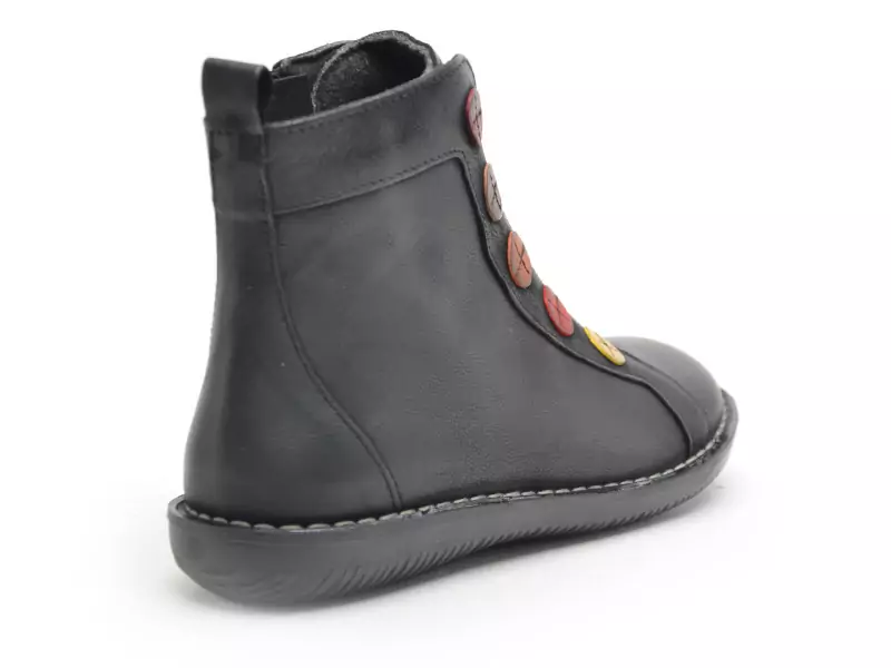 Chacal 7238 Noir Boots et Bottines Plates Femme