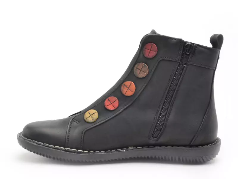 Chacal 7238 Noir Boots et Bottines Plates Femme