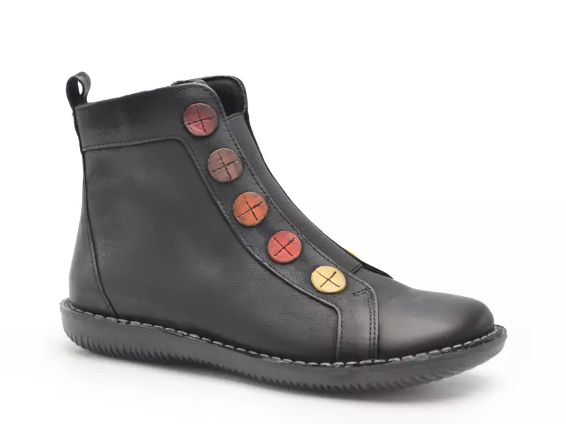 Chacal 7238 Noir Boots et Bottines Plates Femme
