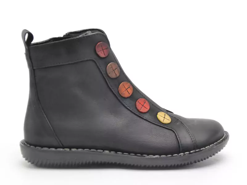 Chacal 7238 Noir Boots et Bottines Plates Femme