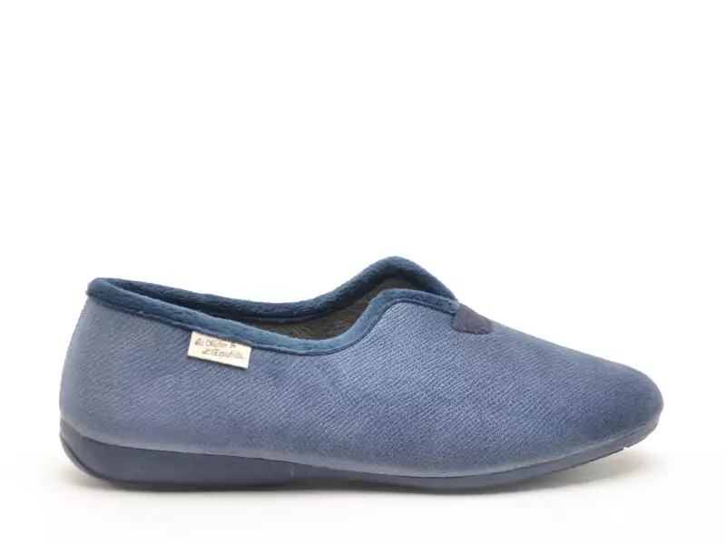 La Maison De L Espadrille 6182 8 Bleu Chaussons Femme