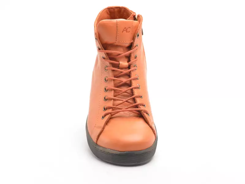 Andrea Conti 0344900 Orange Boots et Bottines Plates Femme