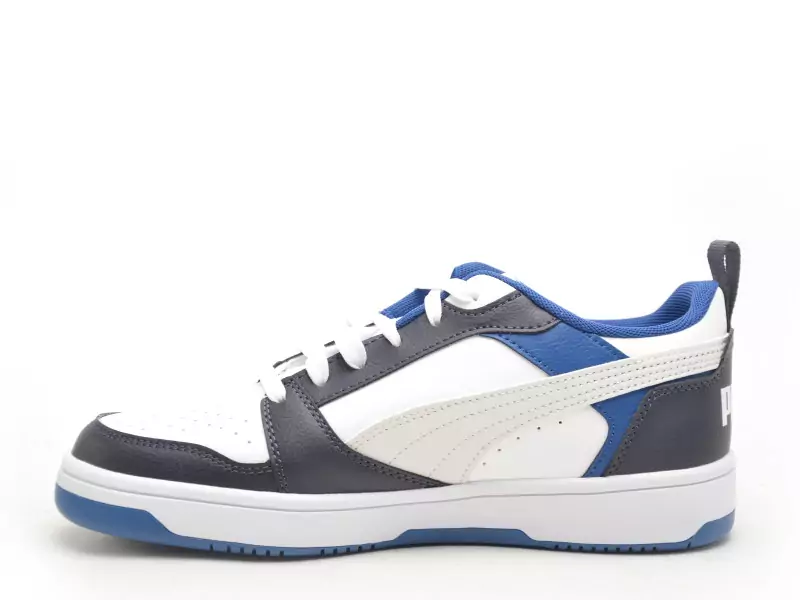 Puma PUMA REBOURND V6LOJR Blanc Baskets Basses Garçon
