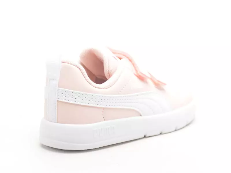 Puma COURTFLEX V3V INF Rose Baskets Basses Fille