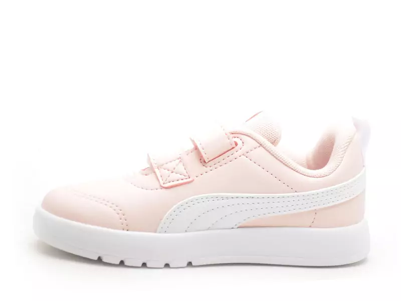 Puma COURTFLEX V3V INF Rose Baskets Basses Fille