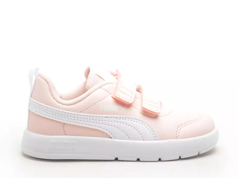 Puma COURTFLEX V3V INF Rose Baskets Basses Fille