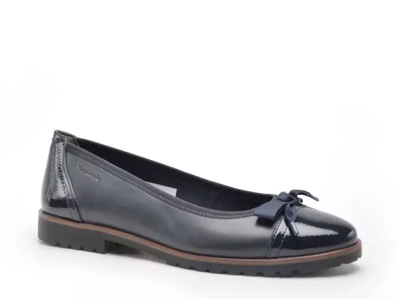 Tamaris 22126 43 Bleu Ballerines Femme