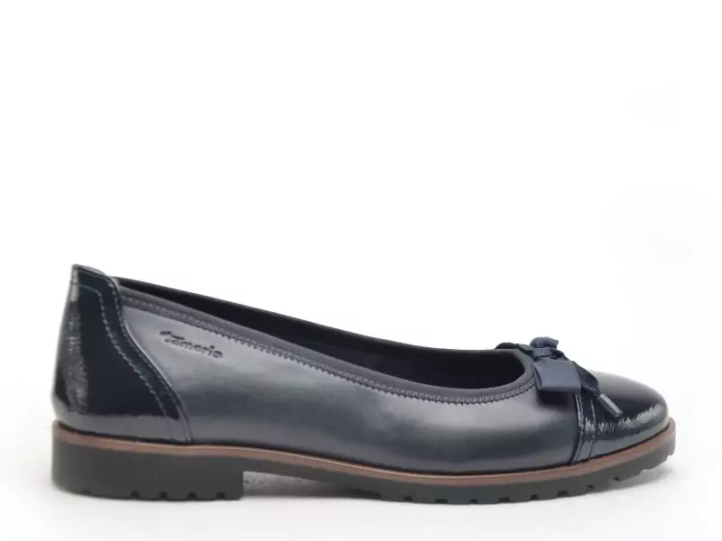 Tamaris 22126 43 Bleu Ballerines Femme