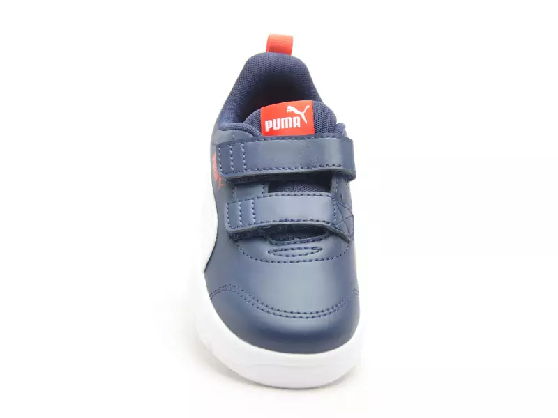 Puma COURTFLEX V3V INF Bleu Baskets Basses Garçon