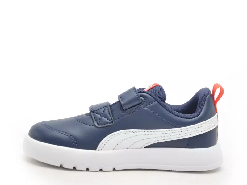 Puma COURTFLEX V3V INF Bleu Baskets Basses Garçon