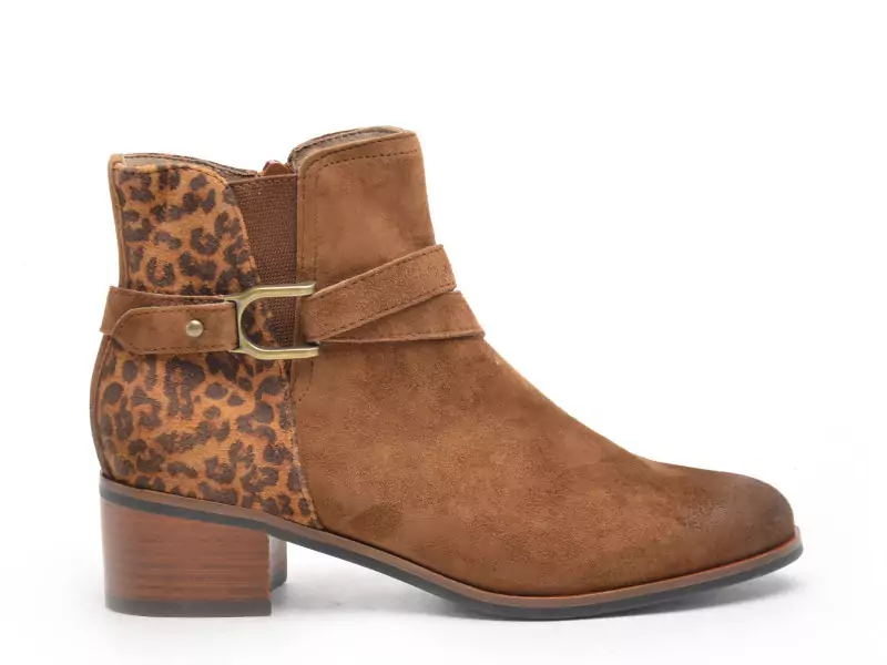 Fugitive RADION Marron Boots et Bottines à Talons Femme
