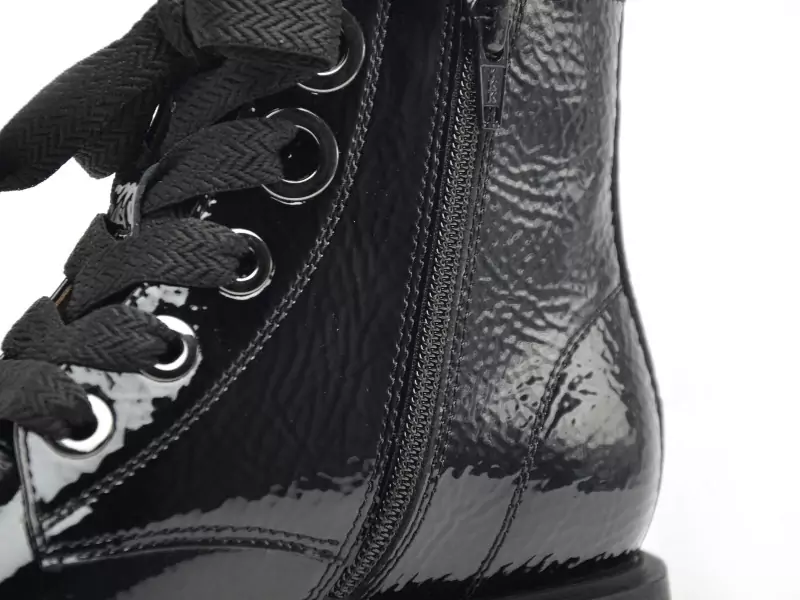 Fugitive FEUTRE Noir Boots et Bottines Plates Femme