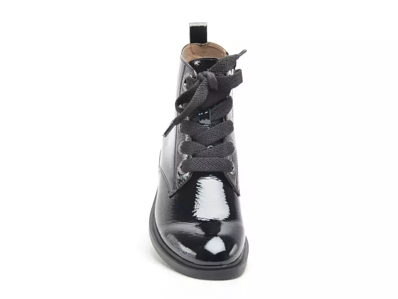 Fugitive FEUTRE Noir Boots et Bottines Plates Femme