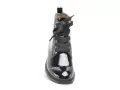 Fugitive FEUTRE Noir Boots et Bottines Plates Femme