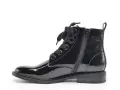 Fugitive FEUTRE Noir Boots et Bottines Plates Femme
