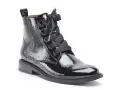 Fugitive FEUTRE Noir Boots et Bottines Plates Femme