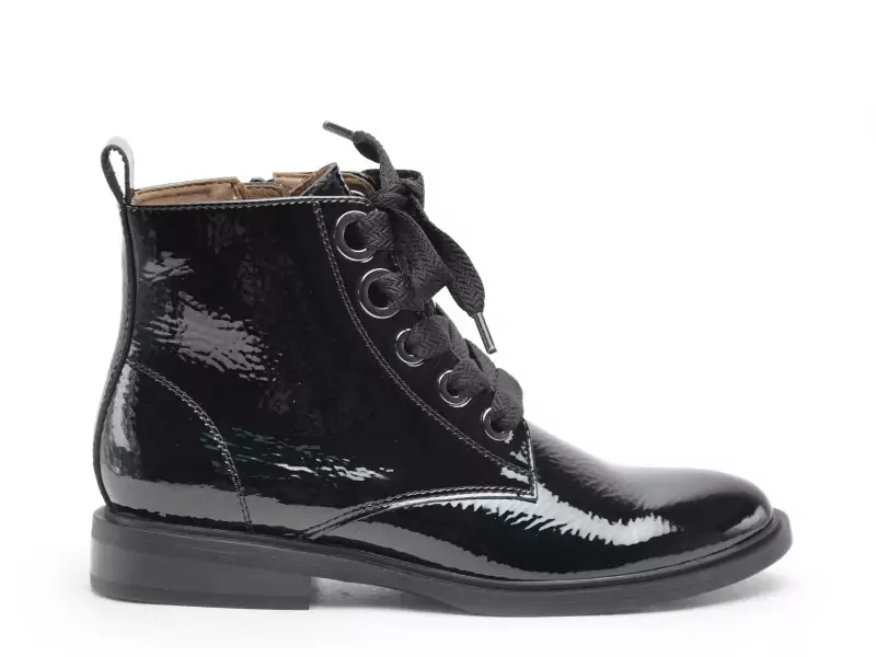 Fugitive FEUTRE Noir Boots et Bottines Plates Femme