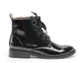 Fugitive FEUTRE Noir Boots et Bottines Plates Femme