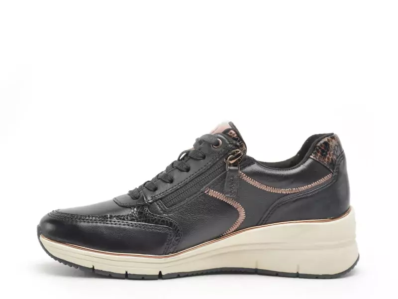 Tamaris 23764 43 Noir Baskets Basses Femme