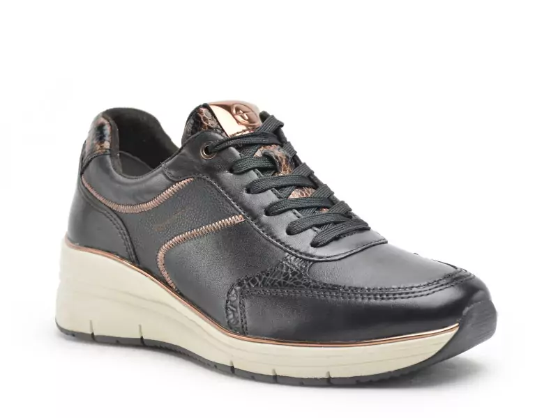 Tamaris 23764 43 Noir Baskets Basses Femme