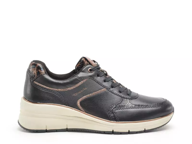 Tamaris 23764 43 Noir Baskets Basses Femme