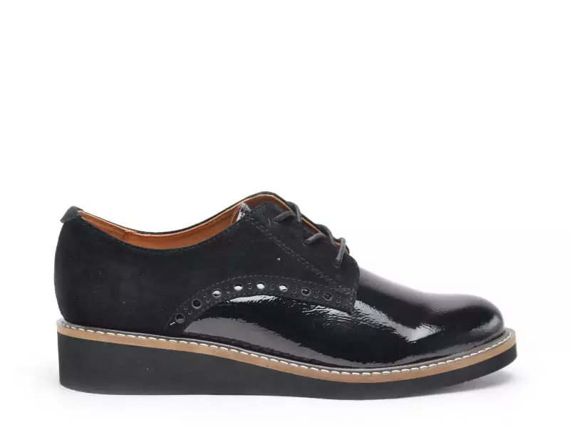 Fugitive CHAMOI Noir Derbies Femme