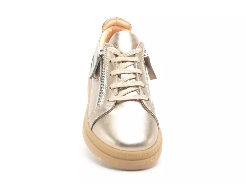 Coco Abricot MALAFRETAZ Bronze Baskets Basses Femme