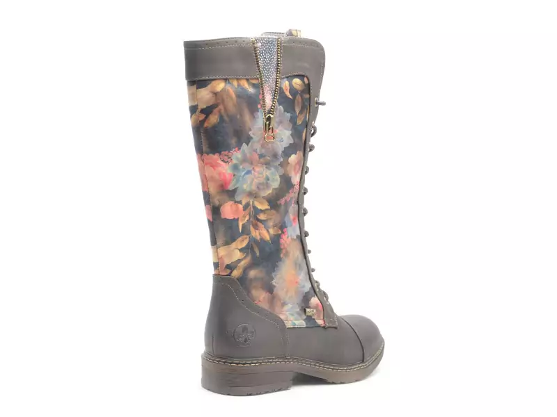 Rieker 94731 Multicolore Bottes Plates Femme