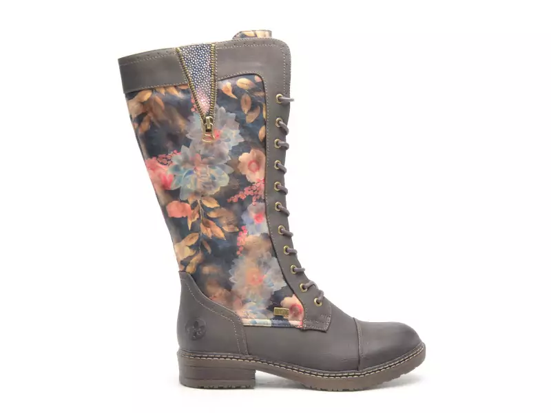 Rieker 94731 Multicolore Bottes Plates Femme