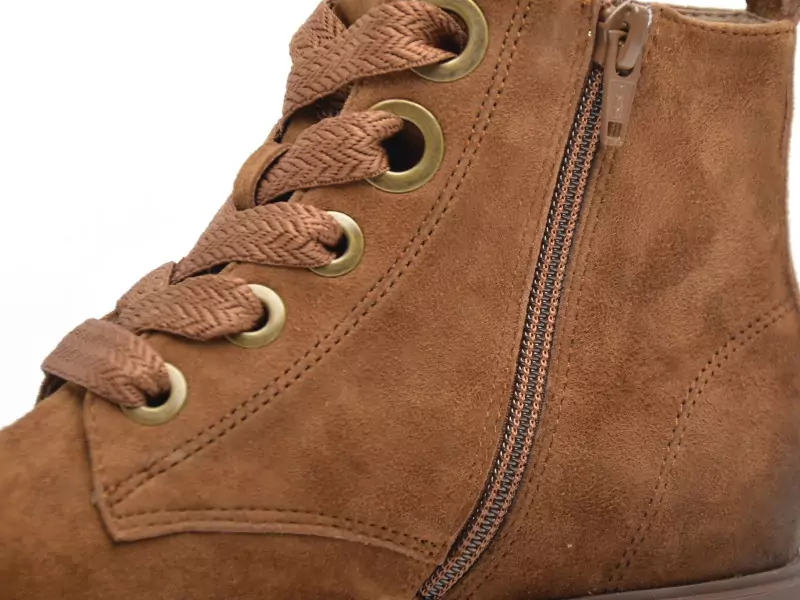 Fugitive FEUTRE Marron Boots et Bottines Plates Femme