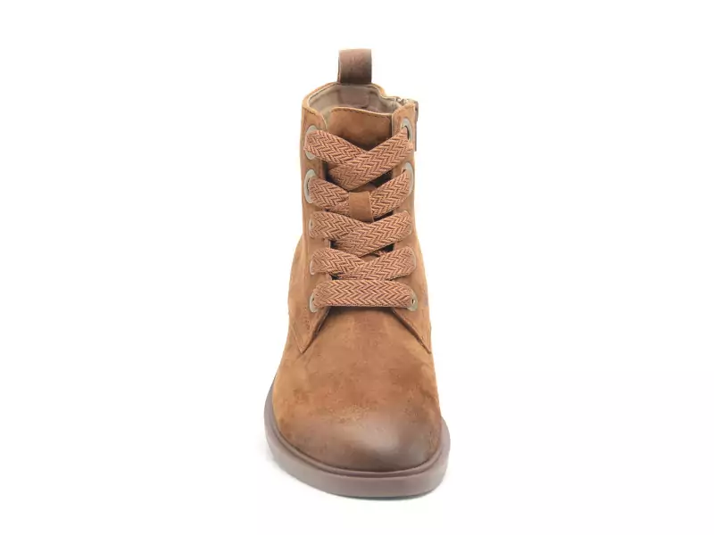 Fugitive FEUTRE Marron Boots et Bottines Plates Femme