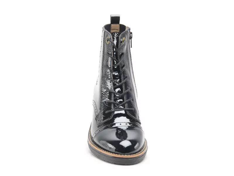 Fugitive GELINE Noir Boots et Bottines Plates Femme