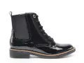 Fugitive GELINE Noir Boots et Bottines Plates Femme