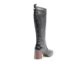 Dorking D9339AL Noir Bottes à Talons Femme