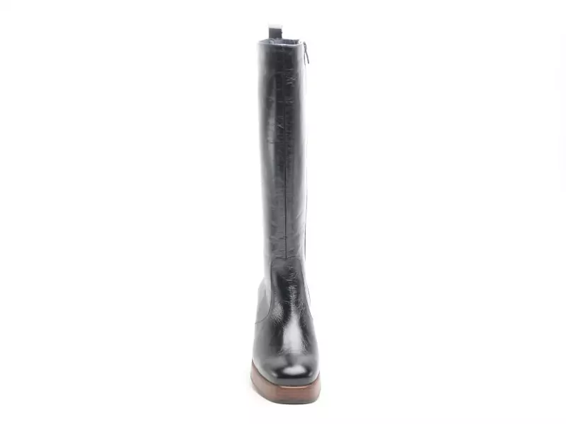 Dorking D9339AL Noir Bottes à Talons Femme