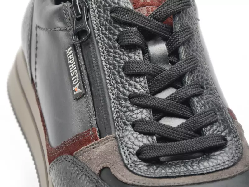 Mephisto GILFORD Noir Baskets Basses Homme