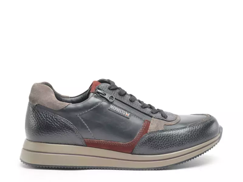 Mephisto GILFORD Noir Baskets Basses Homme