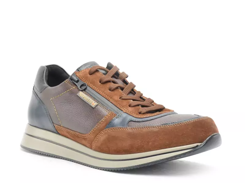 Mephisto GILFORD Marron Baskets Basses Homme