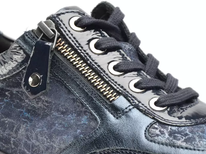 Mephisto YLONA Bleu Baskets Basses Femme