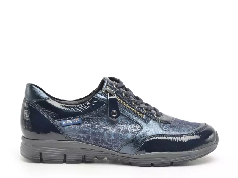 Mephisto YLONA Bleu Baskets Basses Femme