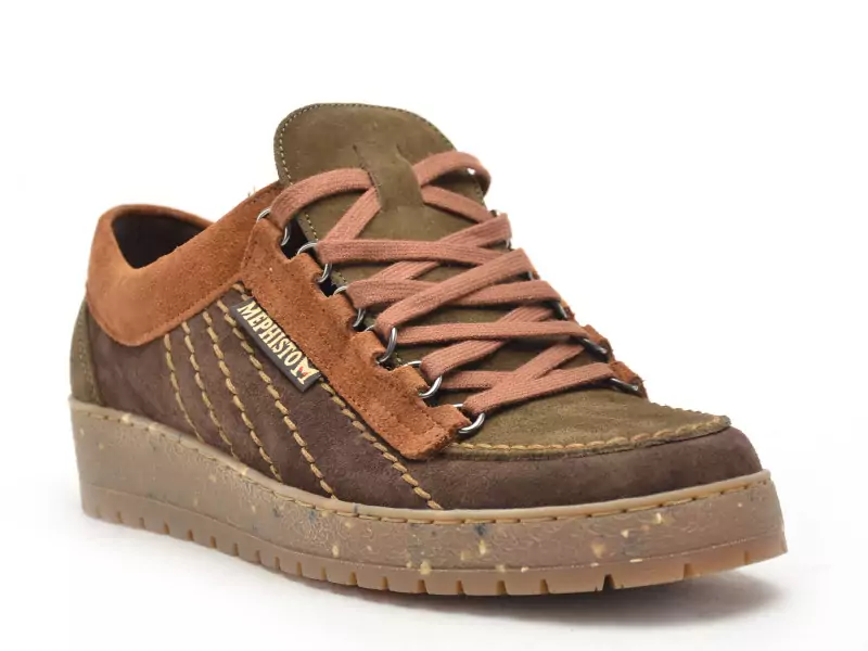 Mephisto RAINBOW Marron Baskets Basses Homme
