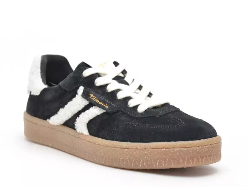 Tamaris 23723 44 Noir Baskets Basses Femme