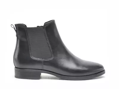 25377 45 Noir Boots et Bottines Plates Femme