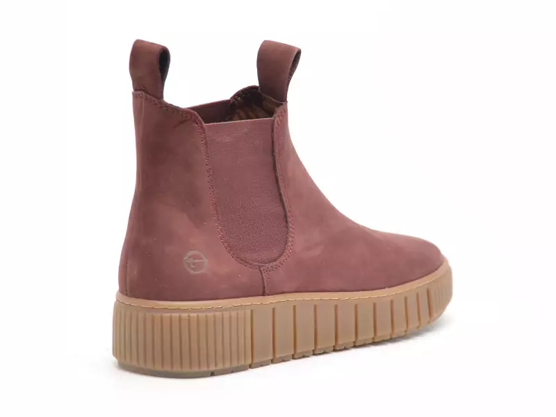 Tamaris 25403 43 Bordeaux Boots et Bottines Plates Femme