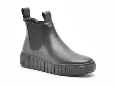 25403 43 Noir Boots et Bottines Plates Femme