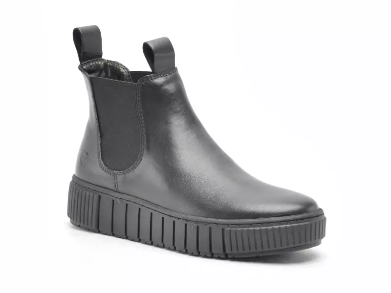 Tamaris 25403 43 Noir Boots et Bottines Plates Femme