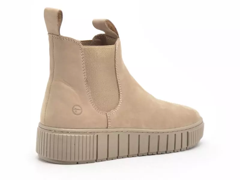 Tamaris 25403 43 Beige Boots et Bottines Plates Femme