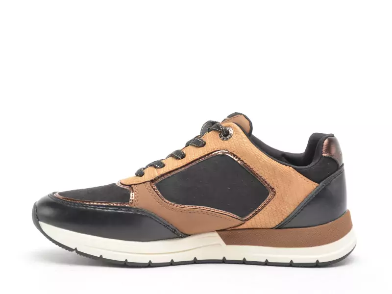 Tamaris 23768 45 Noir Baskets Basses Femme