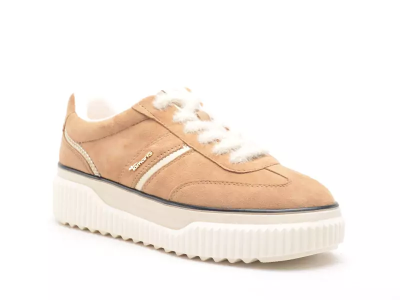 Tamaris 23753 45 Beige Baskets Basses Femme