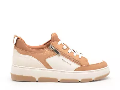 23752 45 Beige Baskets Basses Femme